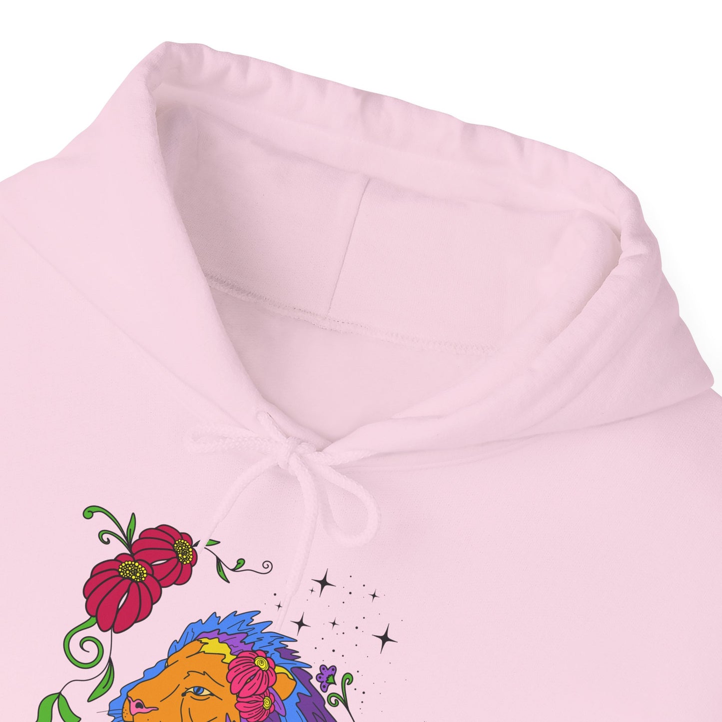 Leo star sign Hoodie, Lion zodiac astrology Jumper, Horoscope birthday gift sweatshirt, Bold retro colourful Design top