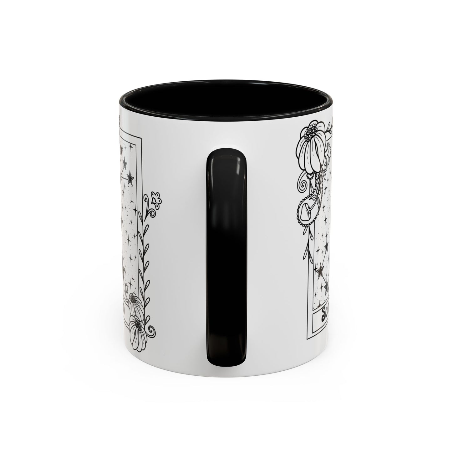Scorpio Constellation mug, Zodiac astrology coffee cup, Horoscope birthday gift mug, Star sign tarot card ceramic mug