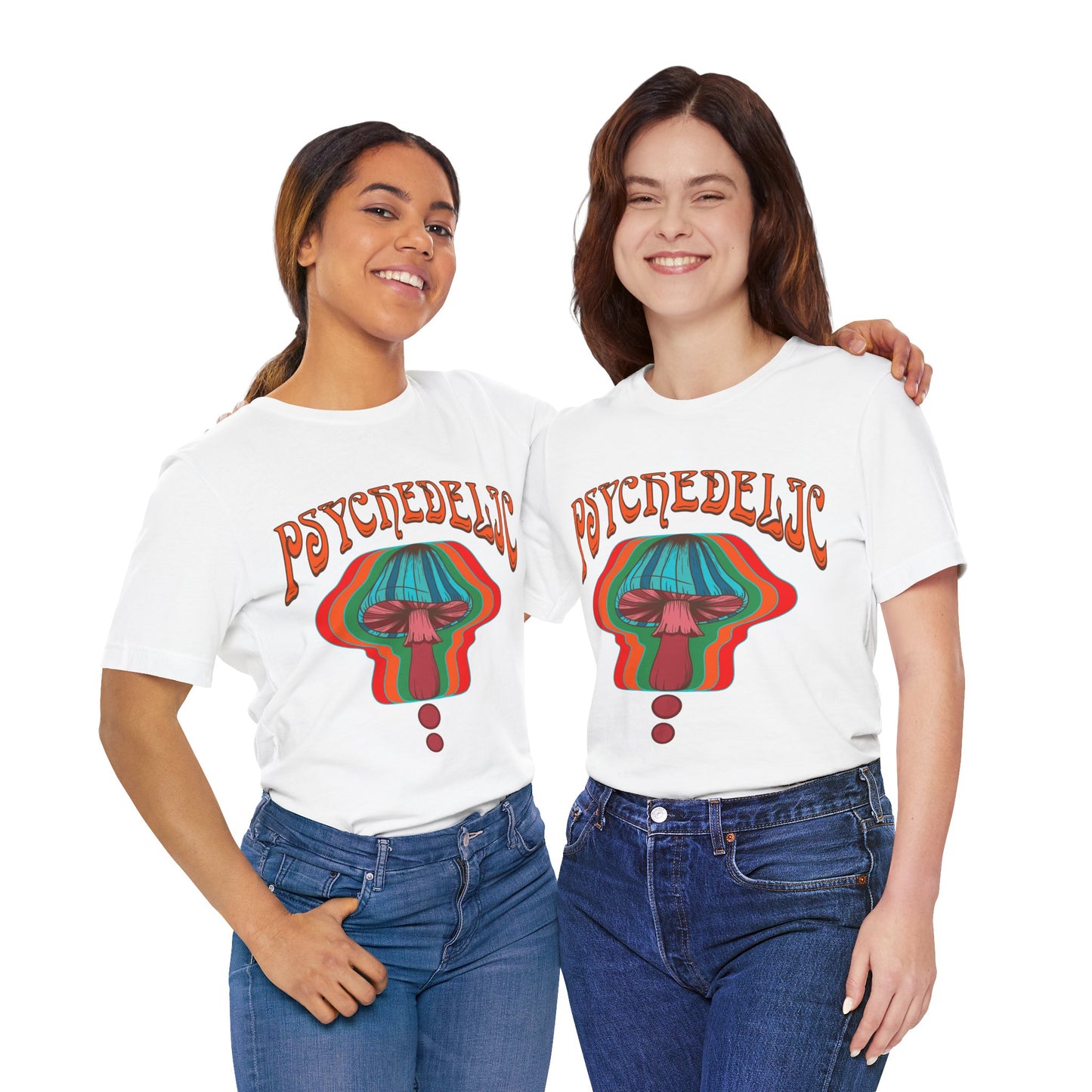 Hippie psychedelic Mushroom T-shirt Trippy 60s 70s top Groovy retro Festival Tee