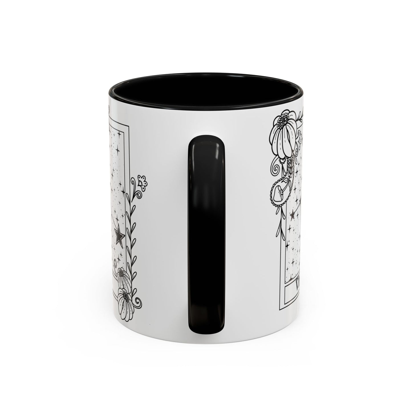 Virgo Constellation mug, Zodiac astrology coffee cup, Horoscope birthday gift mug, Star sign tarot card ceramic mug
