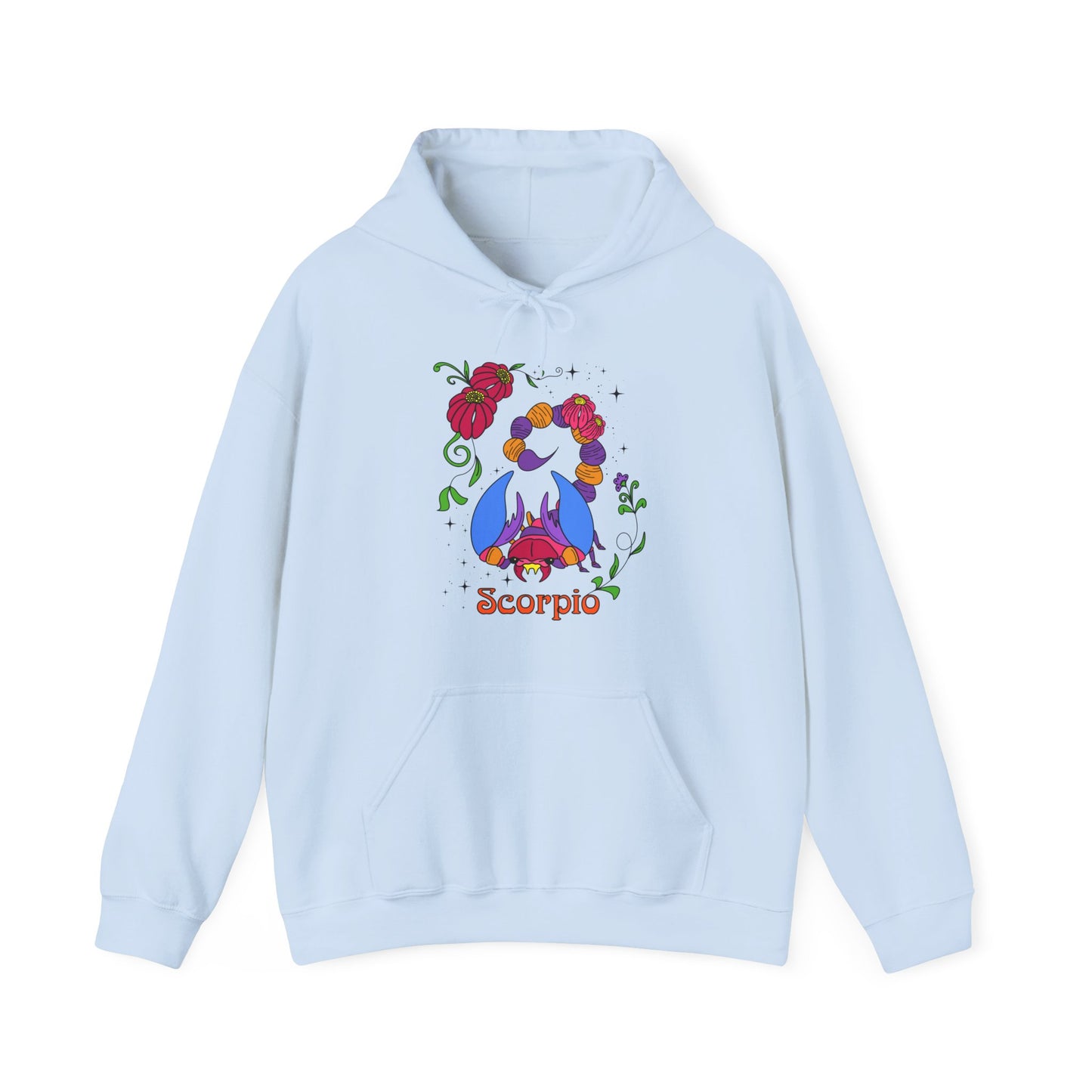 Scorpio star sign Hoodie, Scorpion zodiac astrology Jumper, Horoscope birthday gift sweatshirt, Bold retro colourful Design top