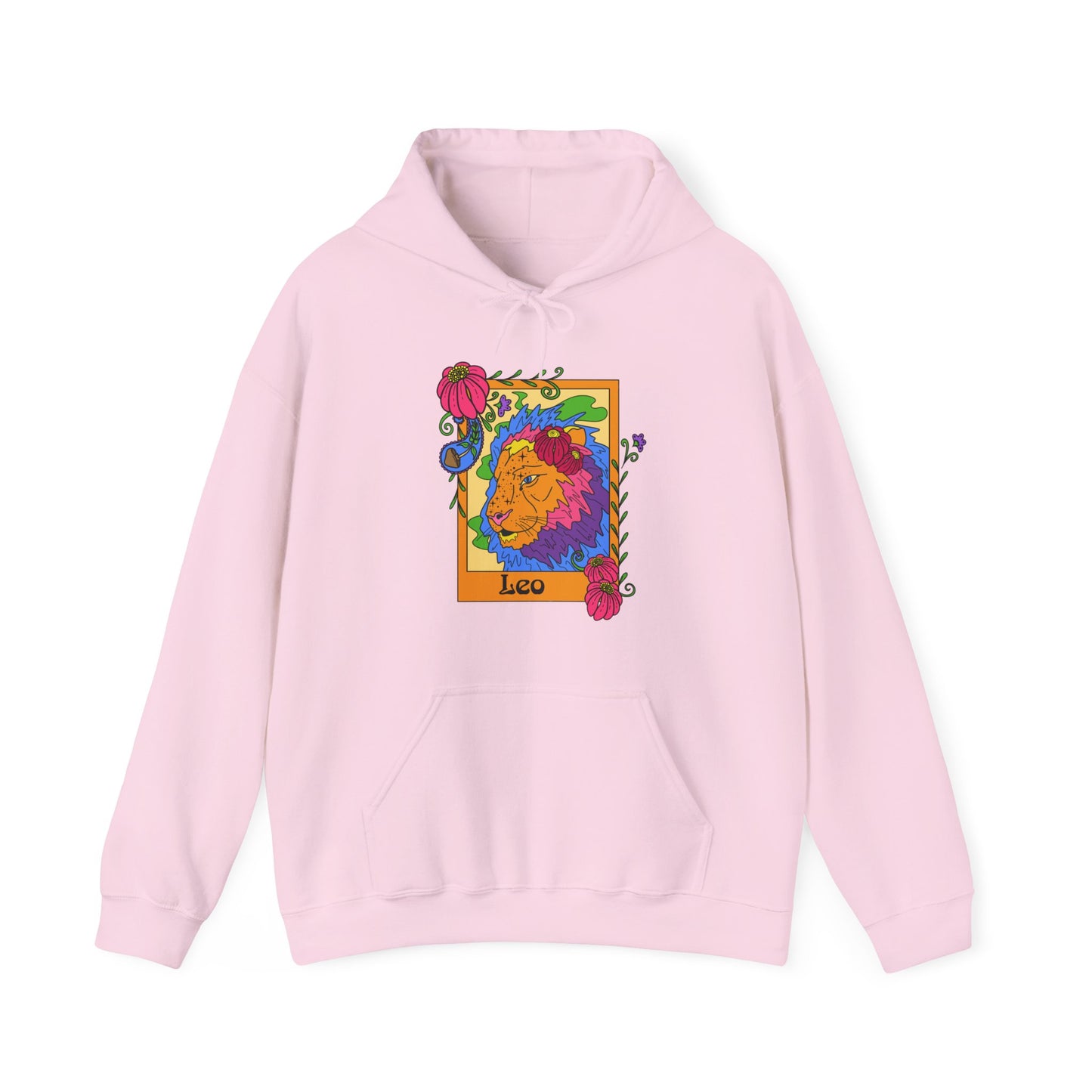 Leo star sign Hoodie, Ram zodiac astrology Jumper, Horoscope birthday gift sweatshirt, Bold retro colourful Design top