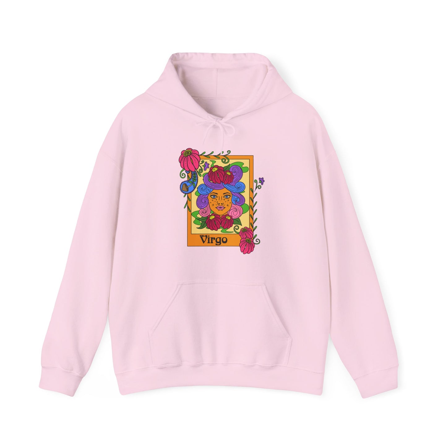 Virgo star sign Hoodie, Ram zodiac astrology Jumper, Horoscope birthday gift sweatshirt, Bold retro colourful Design top