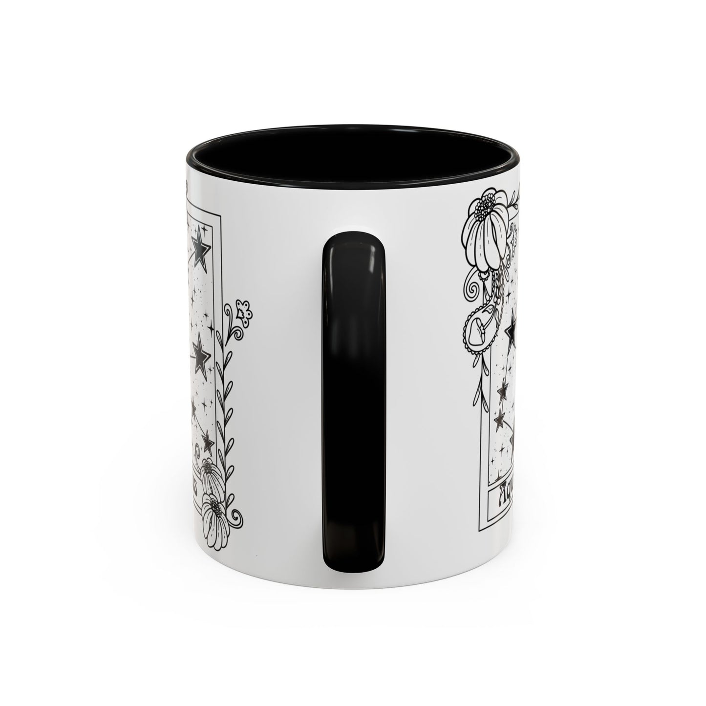 Aquarius Constellation mug, Zodiac astrology coffee cup, Horoscope birthday gift mug, Star sign tarot card ceramic mug