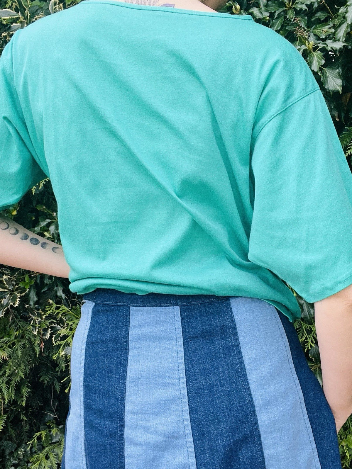 Vintage 80s Cotton T-shirt Plain Single Stitch Short Sleeve Tee Top By Ascota 14