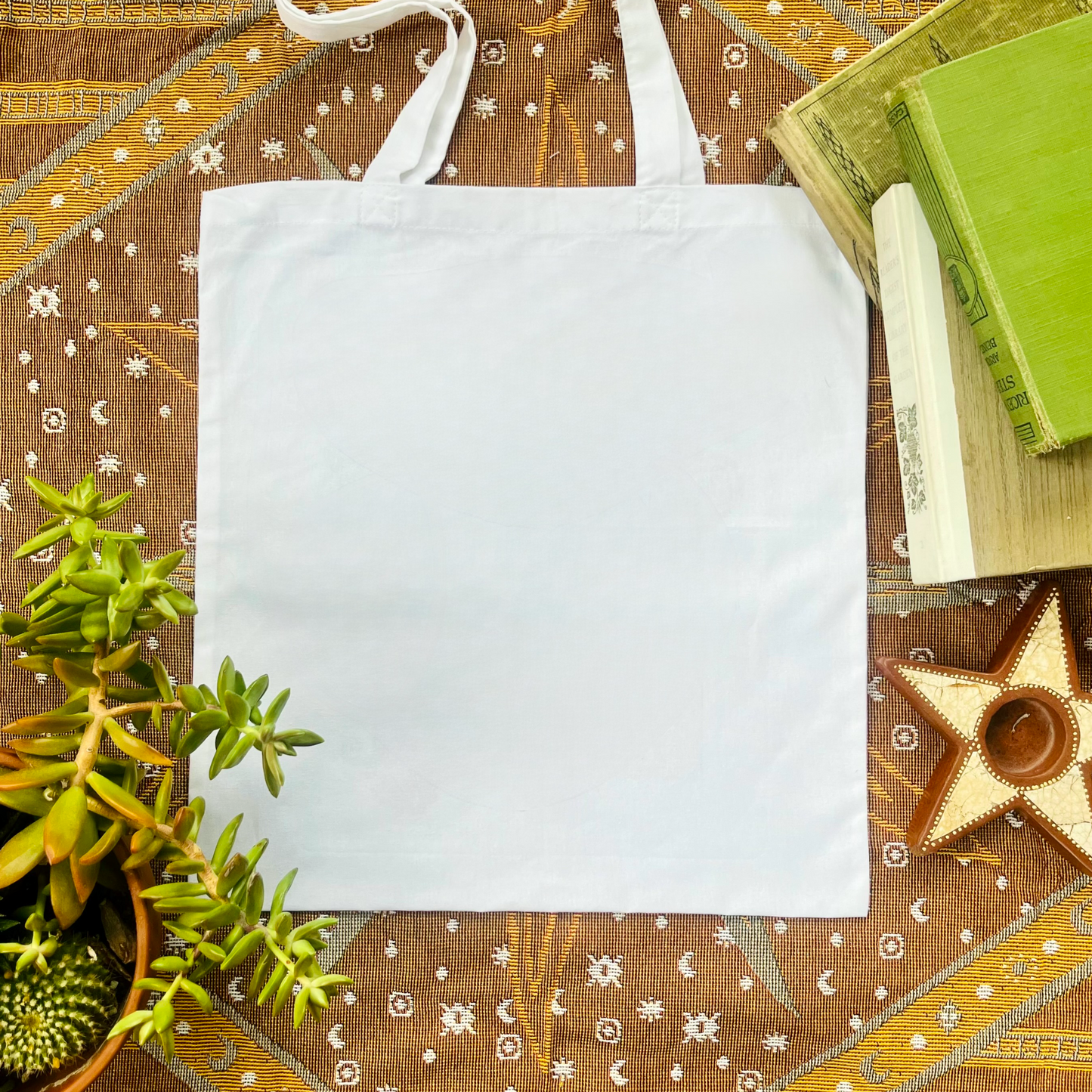 Sun and moon Tote bag, celestial astrology shopper, whimsical gift handbag, bohemian 100% cotton carrier bag