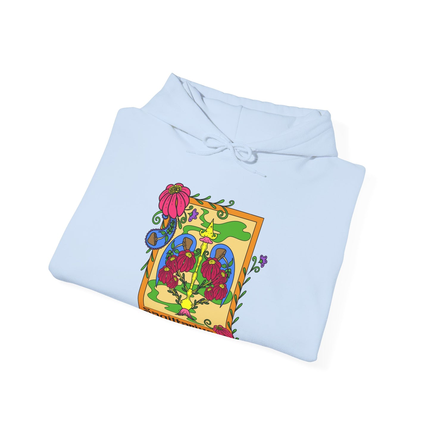 Sagittarius star sign Hoodie, Ram zodiac astrology Jumper, Horoscope birthday gift sweatshirt, Bold retro colourful Design top