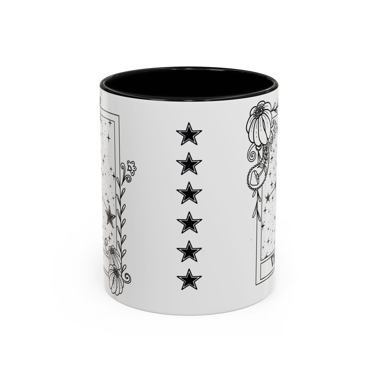 Virgo Constellation mug, Zodiac astrology coffee cup, Horoscope birthday gift mug, Star sign tarot card ceramic mug