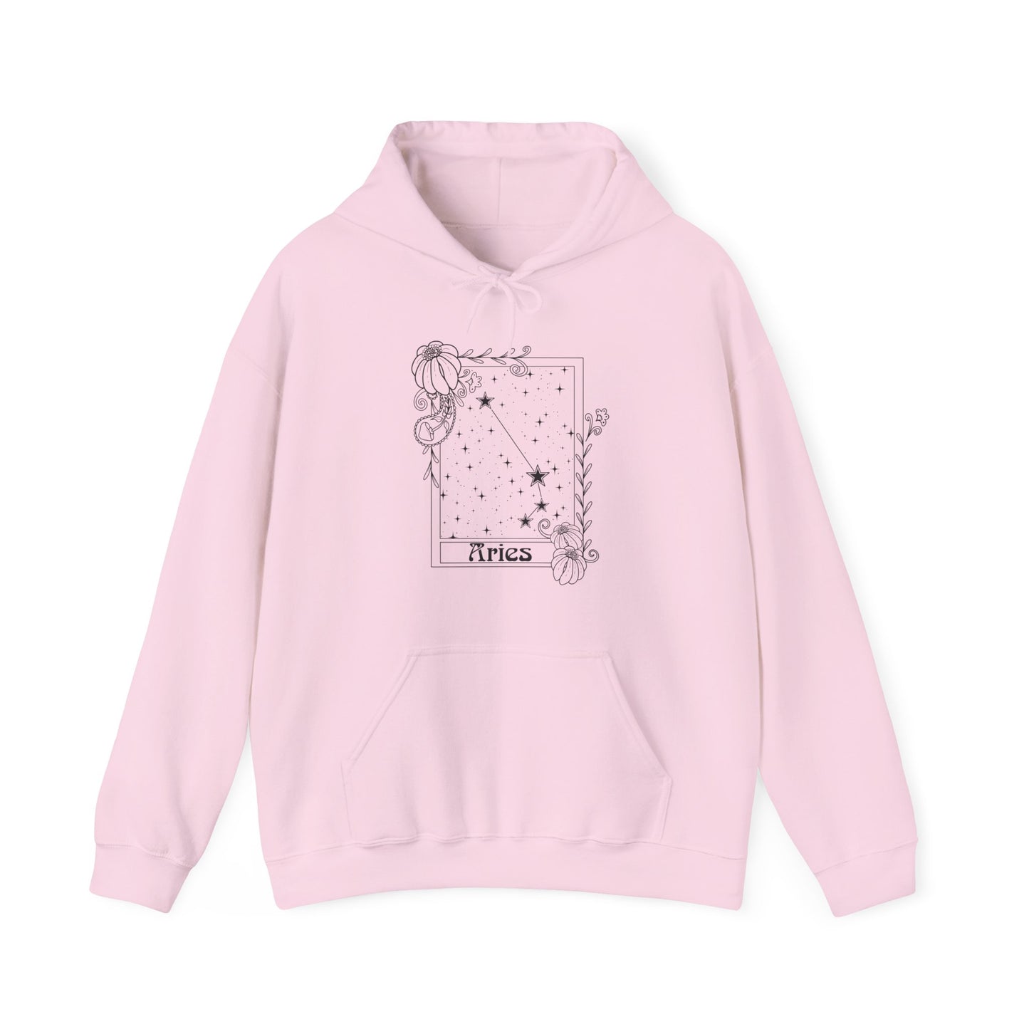 Aries Constellation Hoodie, Zodiac astrology Jumper, Horoscope birthday gift sweatshirt, Star sign tarot card Design top