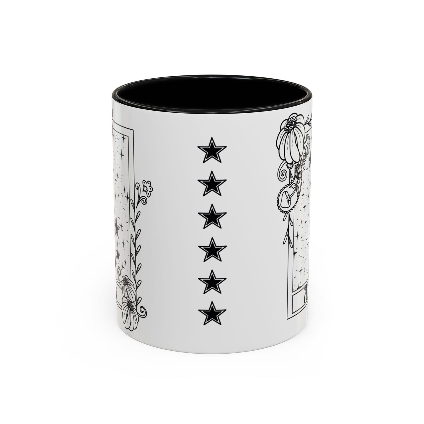 Aries Constellation mug, Zodiac astrology coffee cup, Horoscope birthday gift mug, Star sign tarot card ceramic mug