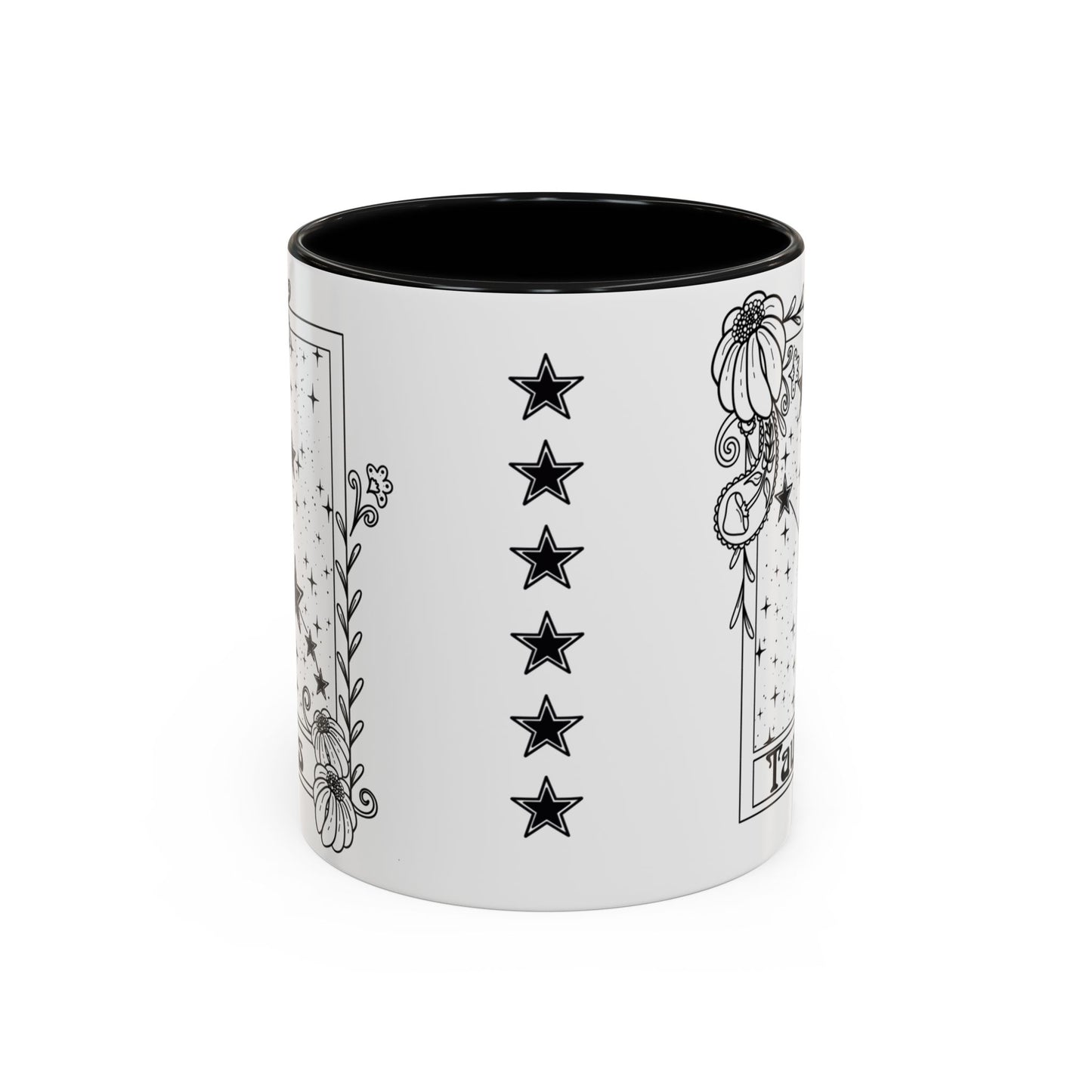 Taurus Constellation mug, Zodiac astrology coffee cup, Horoscope birthday gift mug, Star sign tarot card ceramic mug