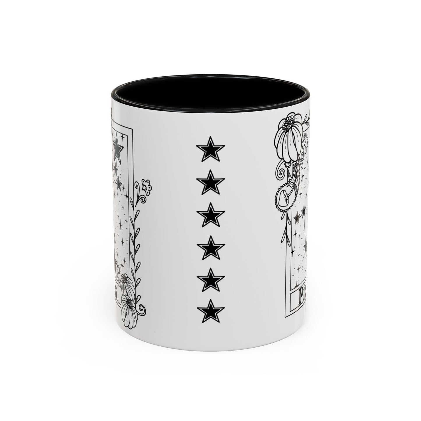 Pisces Constellation mug, Zodiac astrology coffee cup, Horoscope birthday gift mug, Star sign tarot card ceramic mug