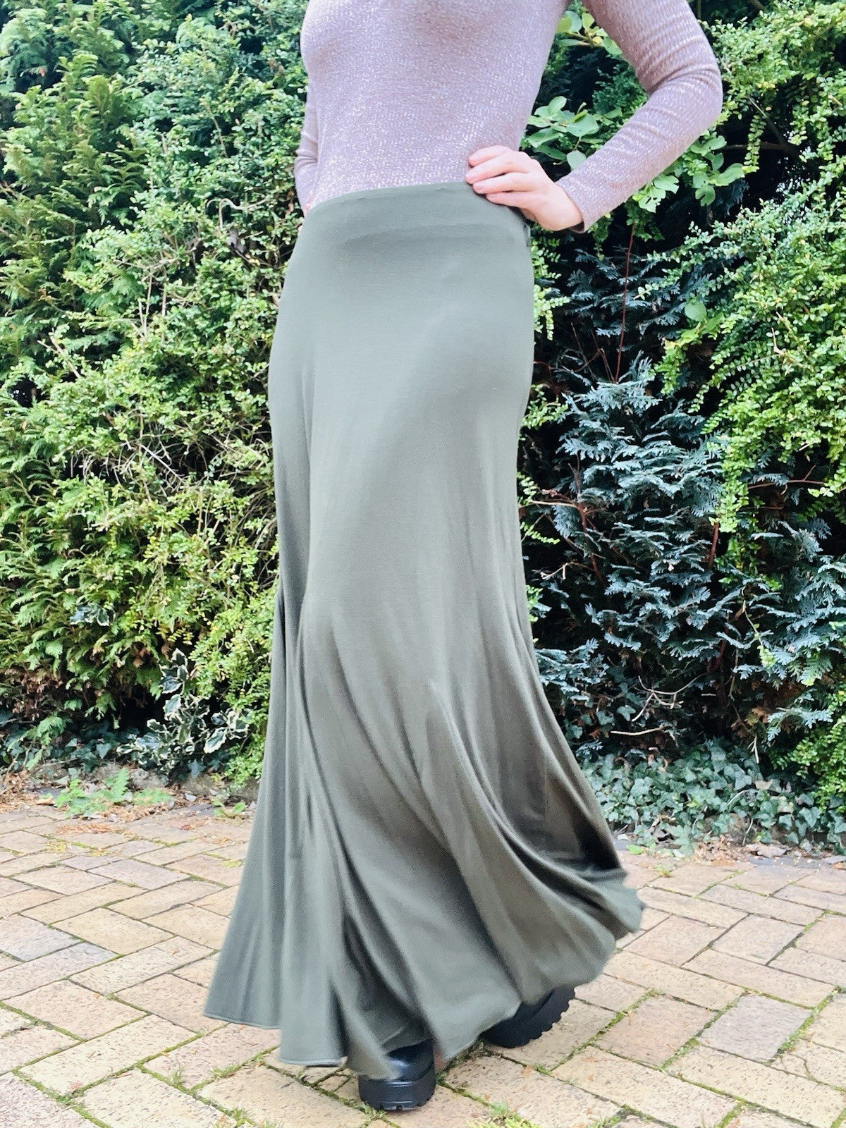 Vintage Y2K Maxi Skirt By Per Una Long Floaty Whimsigoth Low Rise Skirt 10-12