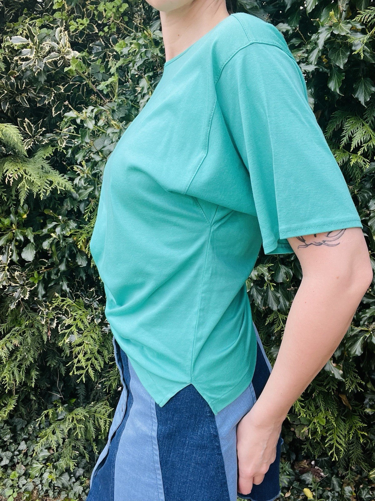 Vintage 80s Cotton T-shirt Plain Single Stitch Short Sleeve Tee Top By Ascota 14