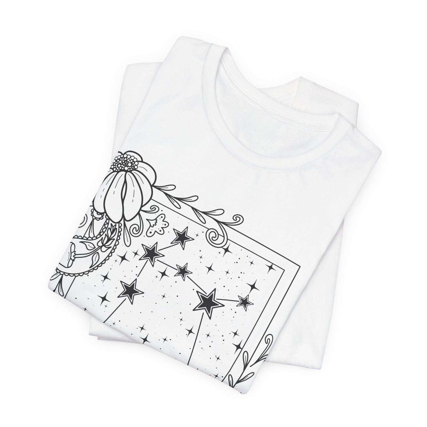 Gemini Constellation T-Shirt, Zodiac astrology top, Horoscope birthday gift Tee, Star sign tarot card design tshirt