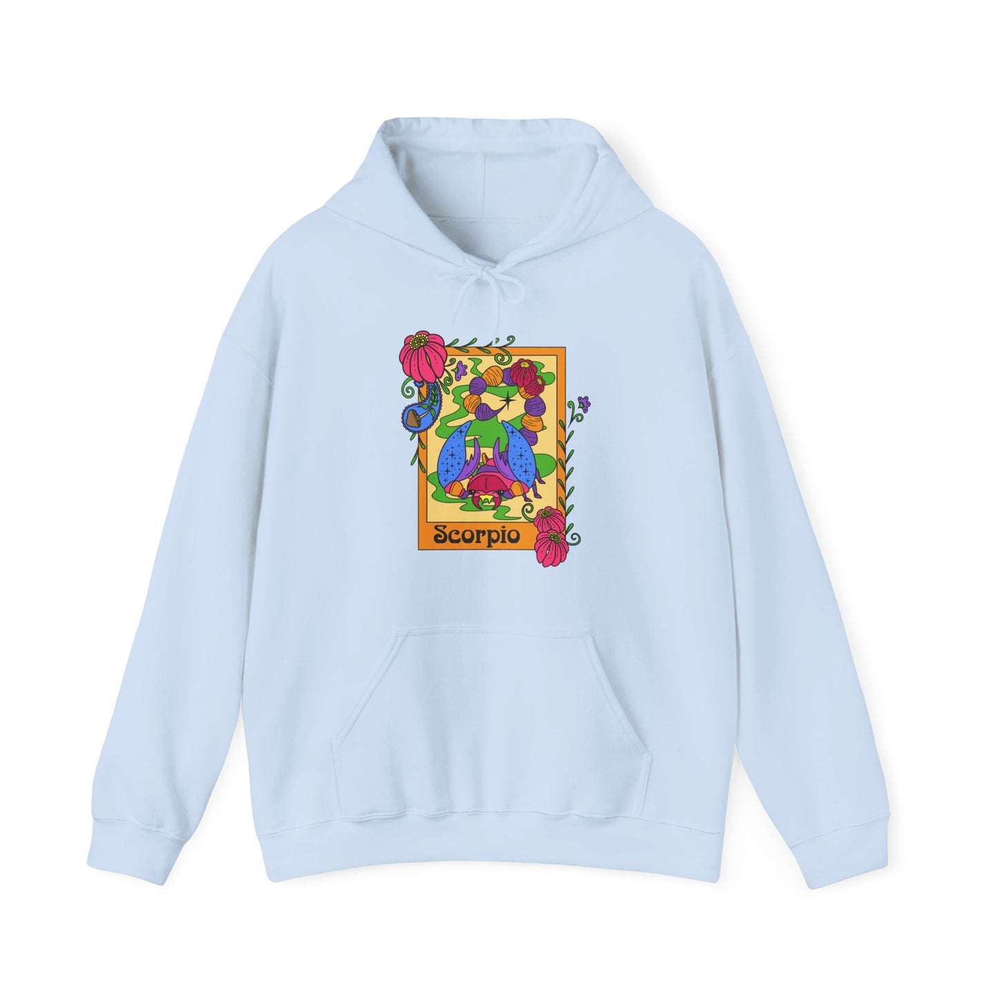 Scorpio star sign Hoodie, Ram zodiac astrology Jumper, Horoscope birthday gift sweatshirt, Bold retro colourful Design top