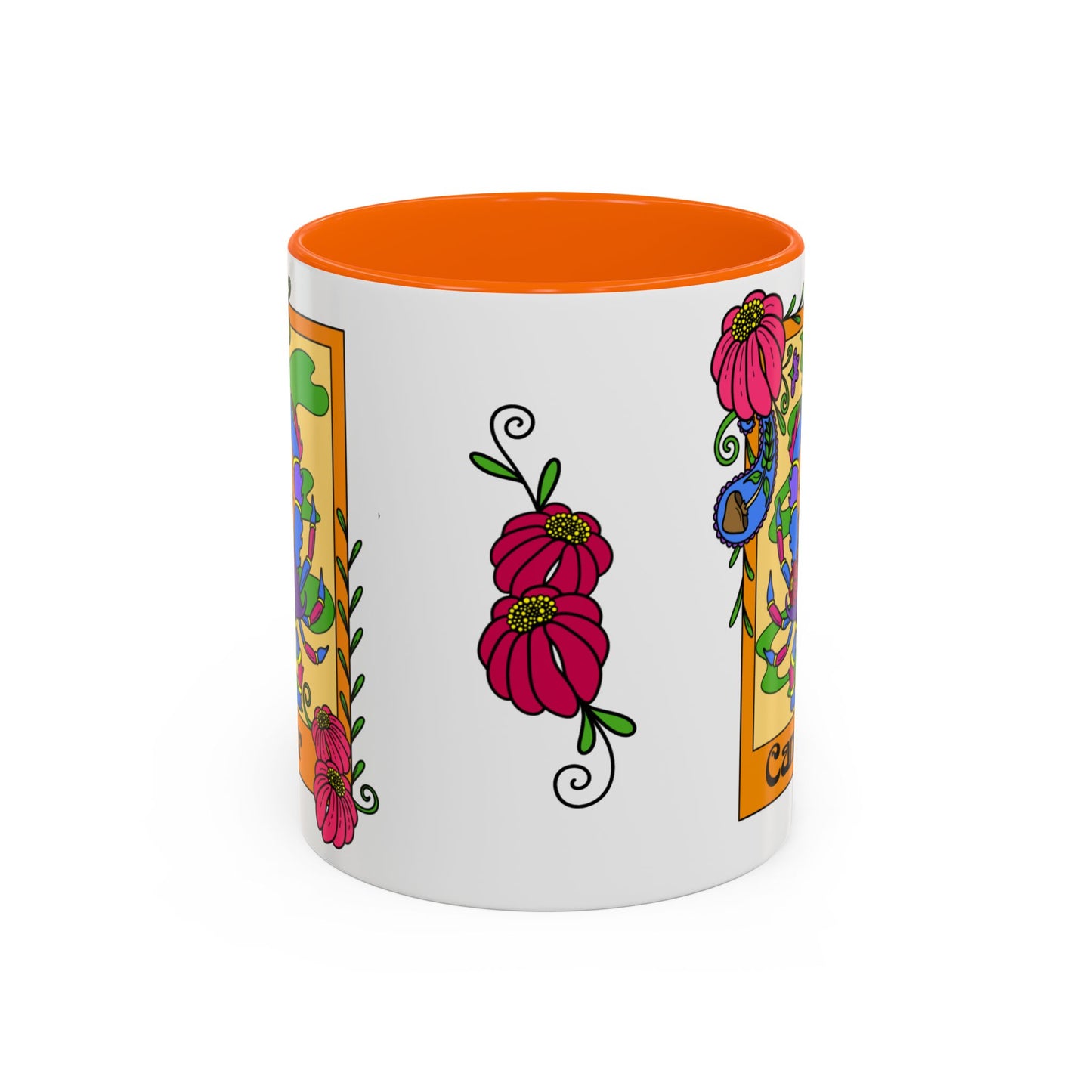 Cancer star sign mug, Crab zodiac astrology coffee cup, Horoscope birthday gift mug, Bold retro colourful Design ceramic mug