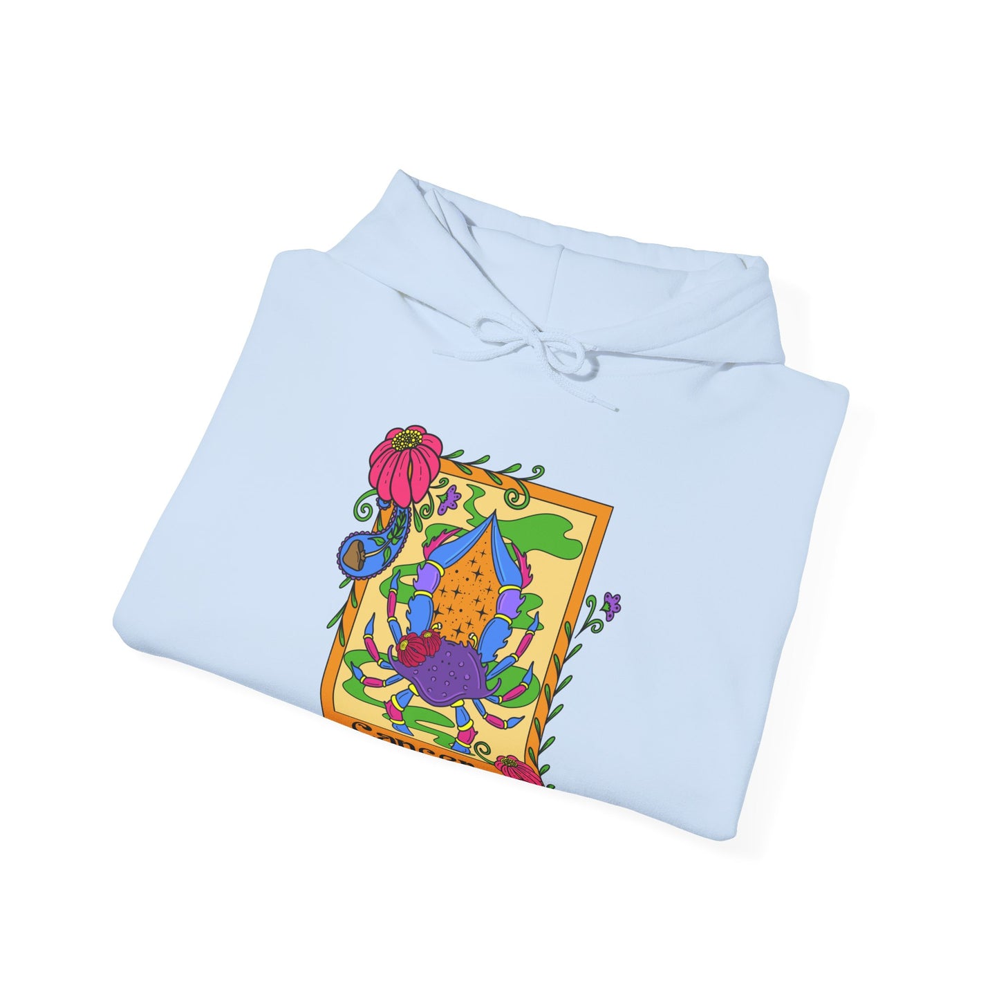 Cancer star sign Hoodie, Ram zodiac astrology Jumper, Horoscope birthday gift sweatshirt, Bold retro colourful Design top