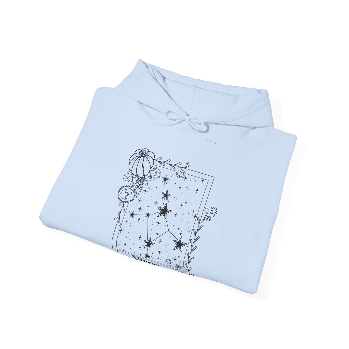 Virgo Constellation Hoodie, Zodiac astrology Jumper, Horoscope birthday gift sweatshirt, Star sign tarot card Design top