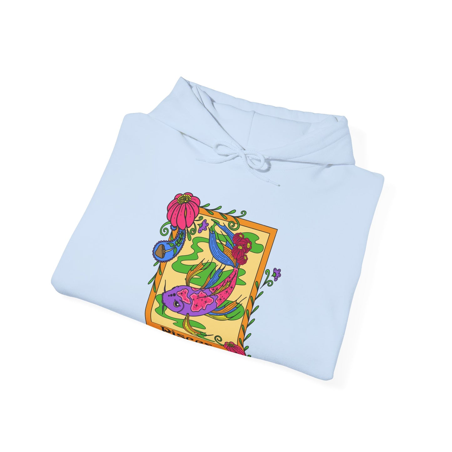 Pisces star sign Hoodie, Ram zodiac astrology Jumper, Horoscope birthday gift sweatshirt, Bold retro colourful Design top