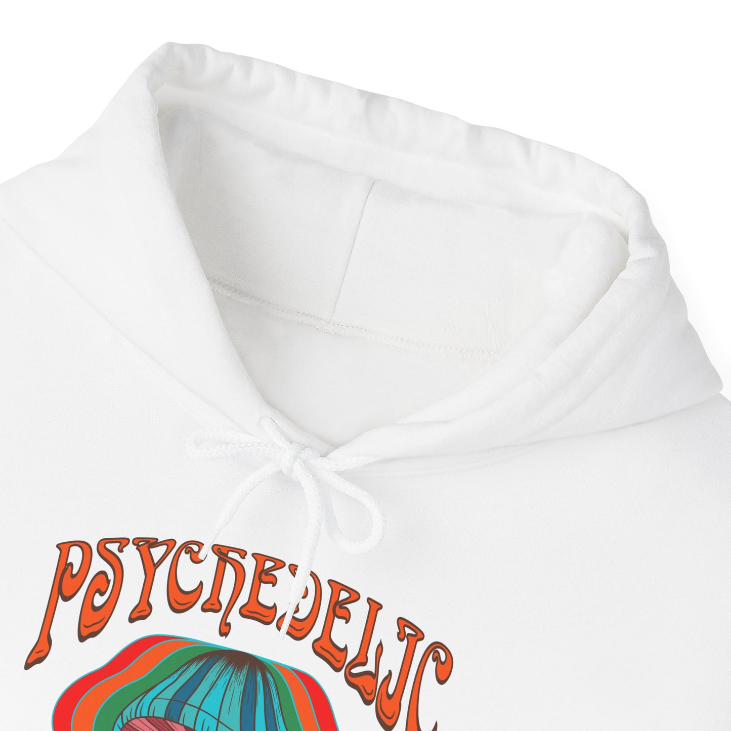 Hippie psychedelic Mushroom hoodie jumper, Trippy 60s 70s Style sweatshirt top, Groovy retro Festival sweater