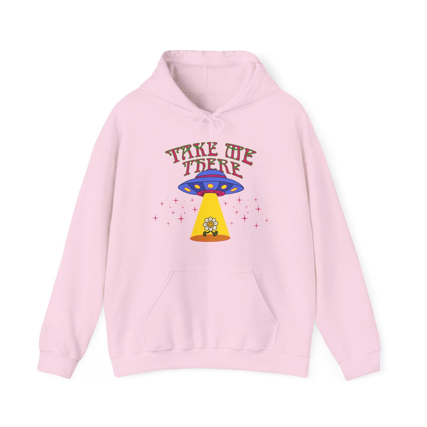 Hippie psychedelic UFO Hoodie Jumper, Trippy 60s 70s space flower Sweatshirt top, Groovy retro Festival Sweater