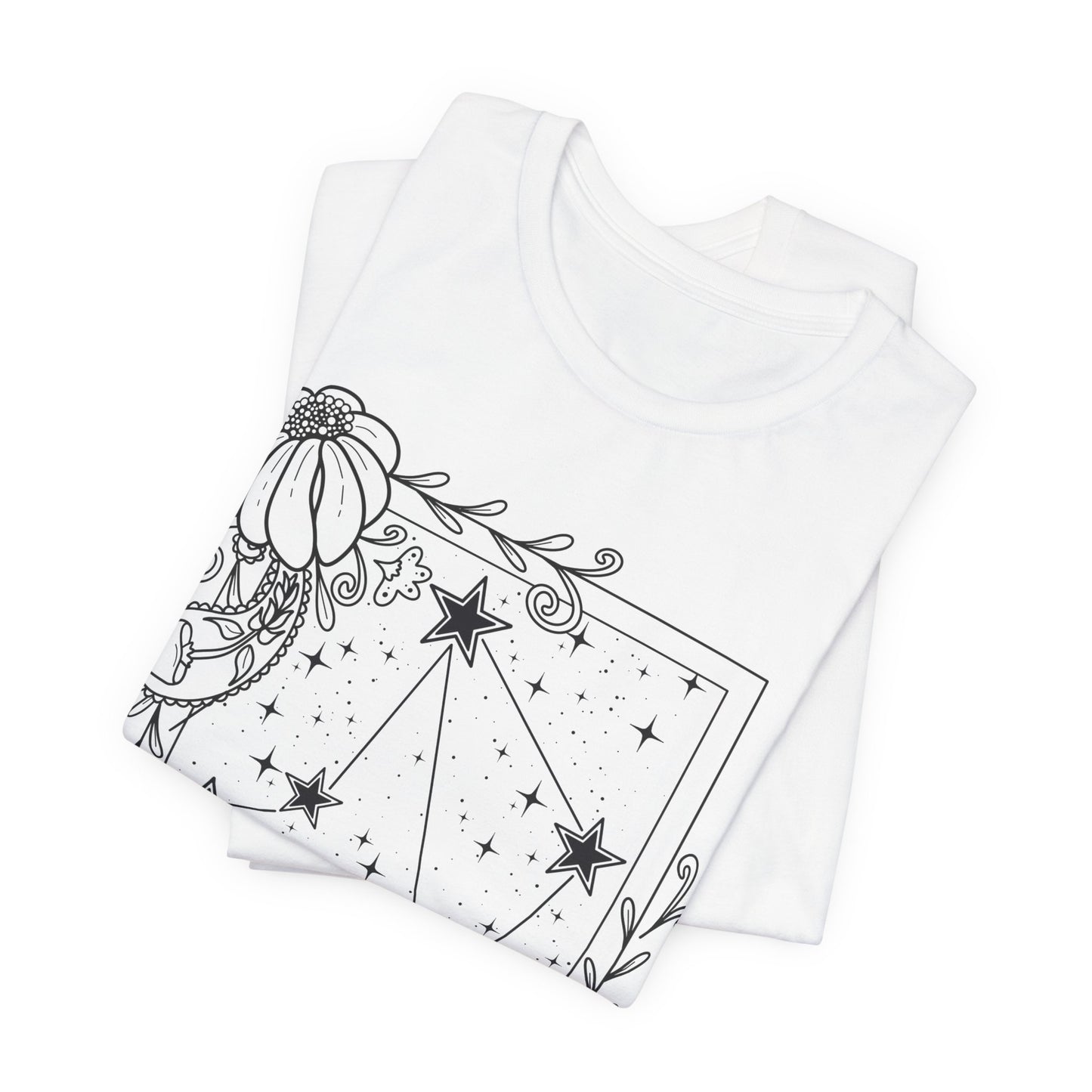Libra Constellation T-Shirt, Zodiac astrology top, Horoscope birthday gift Tee, Star sign tarot card design tshirt