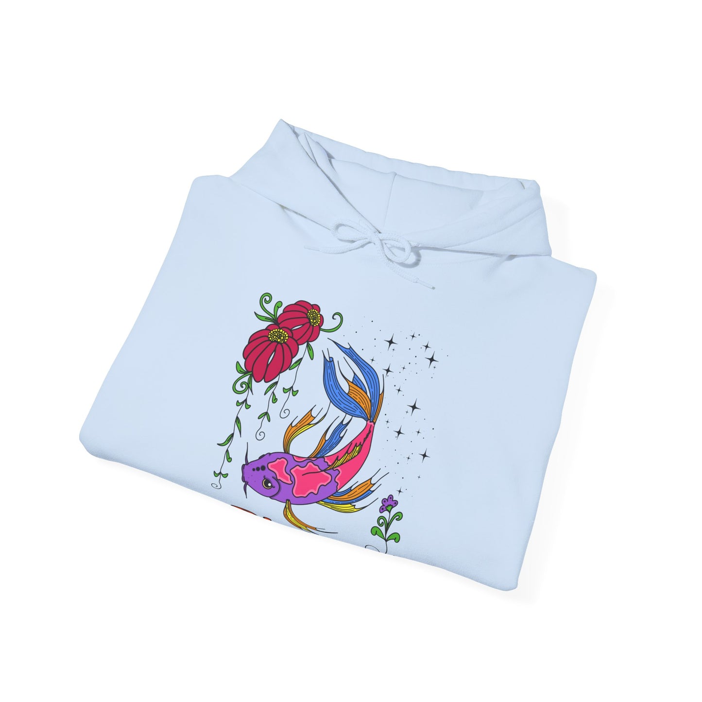 Pisces star sign Hoodie, Fish zodiac astrology Jumper, Horoscope birthday gift sweatshirt, Bold retro colourful Design top