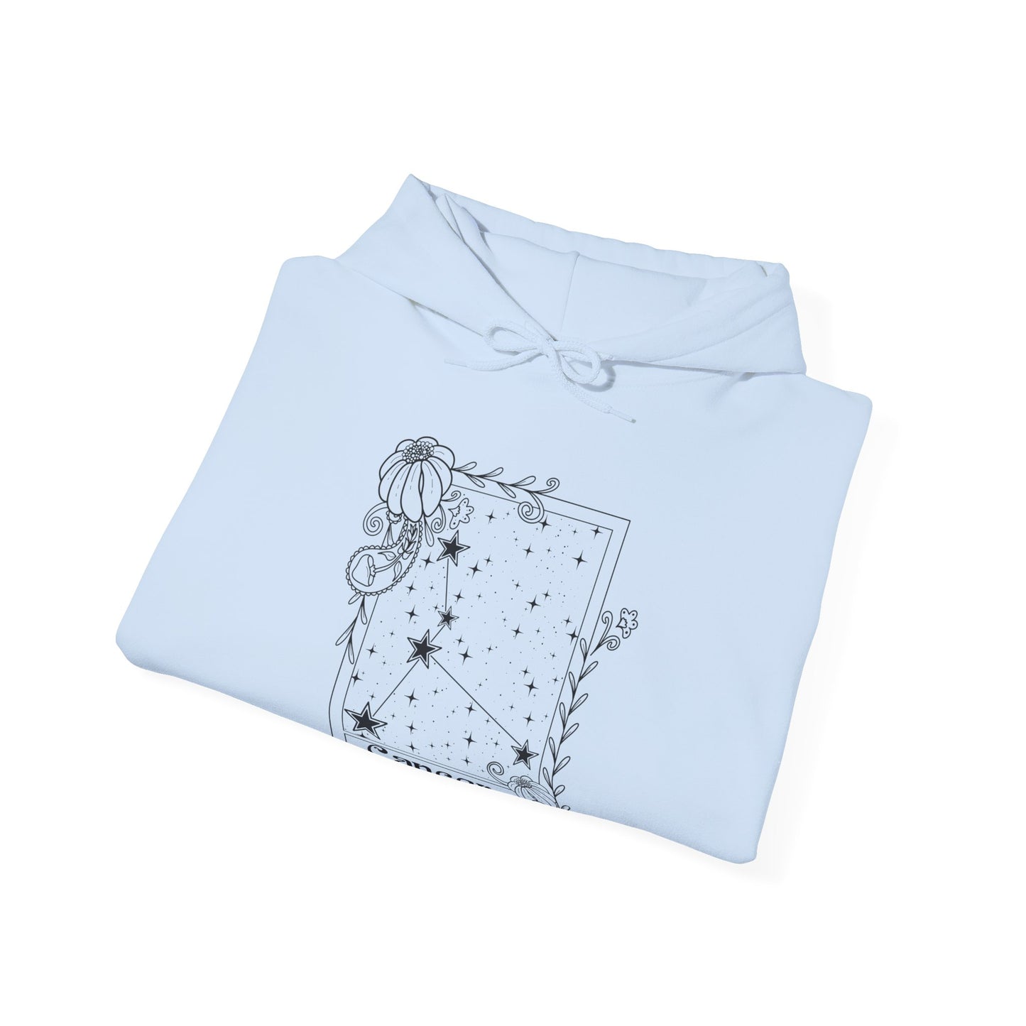 Cancer Constellation Hoodie, Zodiac astrology Jumper, Horoscope birthday gift sweatshirt, Star sign tarot card Design top