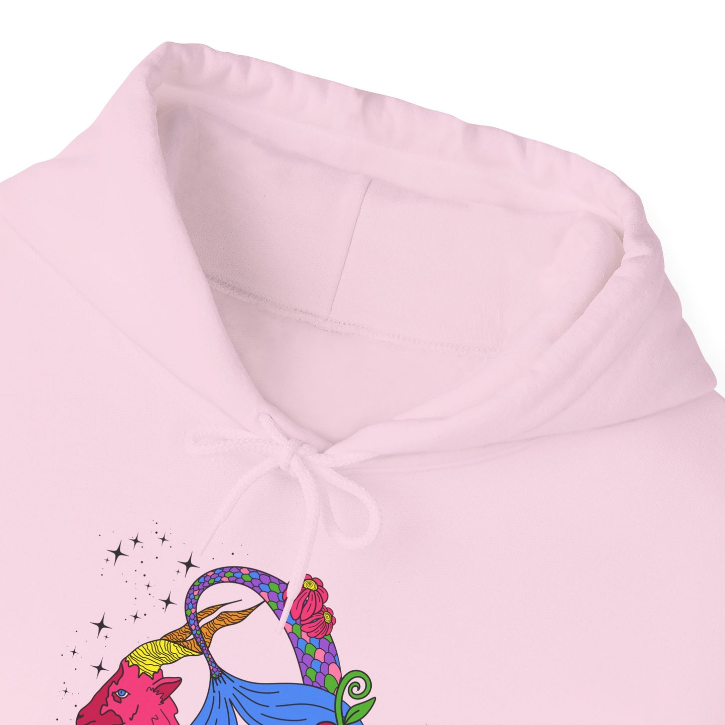 Capricorn star sign Hoodie, Sea goat zodiac astrology Jumper, Horoscope birthday gift sweatshirt, Bold retro colourful Design top