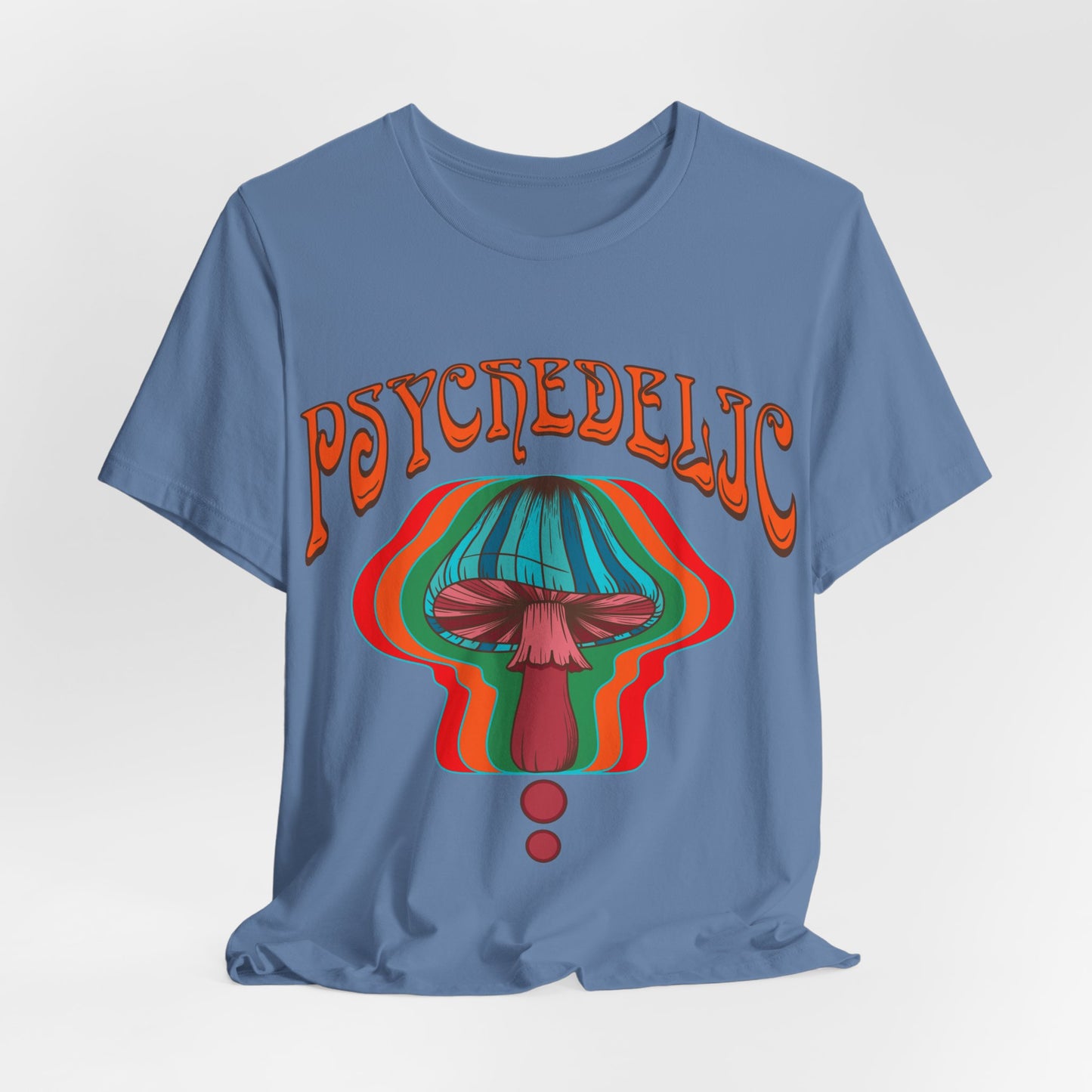 Hippie psychedelic Mushroom Tshirt, Trippy 60s 70s Style top, Groovy retro Festival Tee