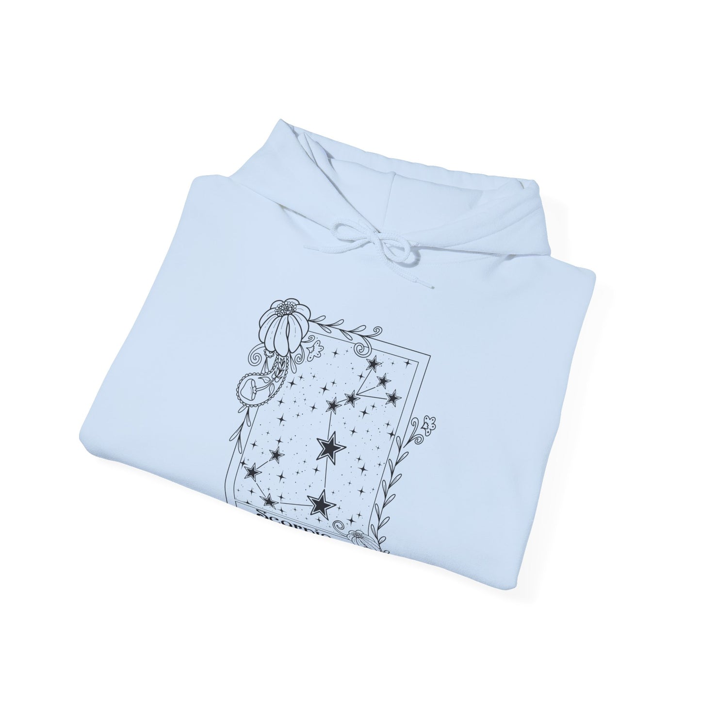 Scorpio Constellation Hoodie, Zodiac astrology Jumper, Horoscope birthday gift sweatshirt, Star sign tarot card Design top