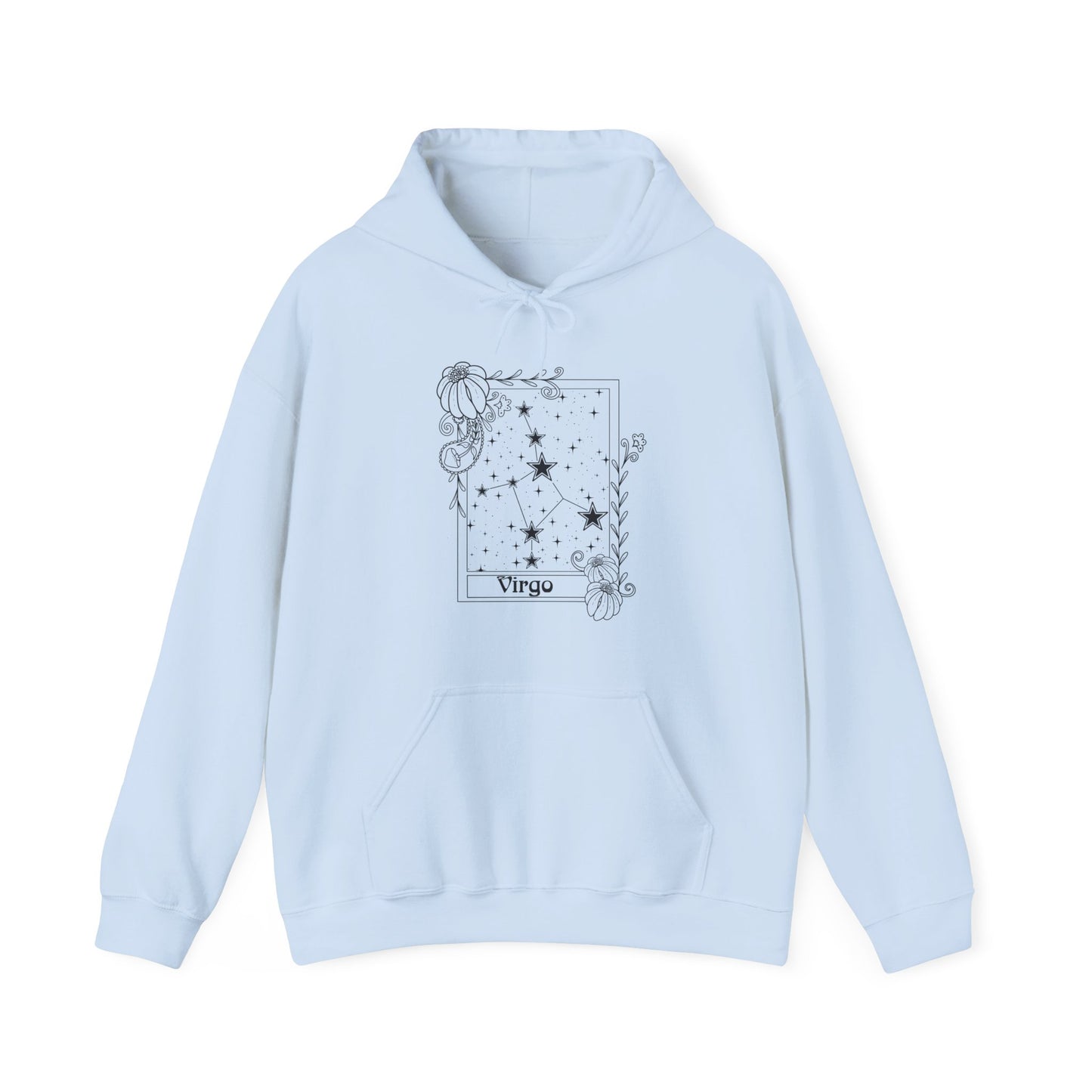 Virgo Constellation Hoodie, Zodiac astrology Jumper, Horoscope birthday gift sweatshirt, Star sign tarot card Design top