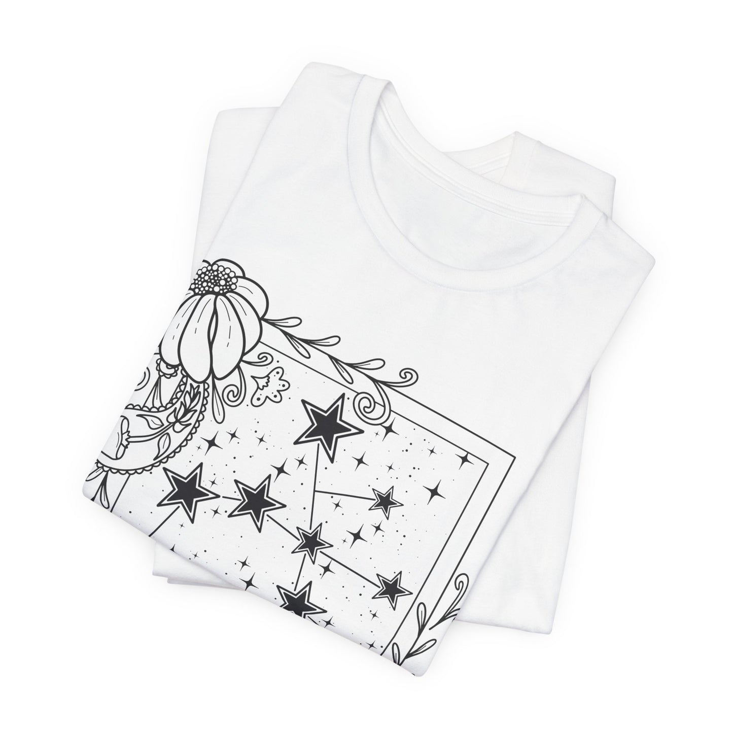 Sagittarius Constellation T-Shirt, Zodiac astrology top, Horoscope birthday gift Tee, Star sign tarot card design tshirt