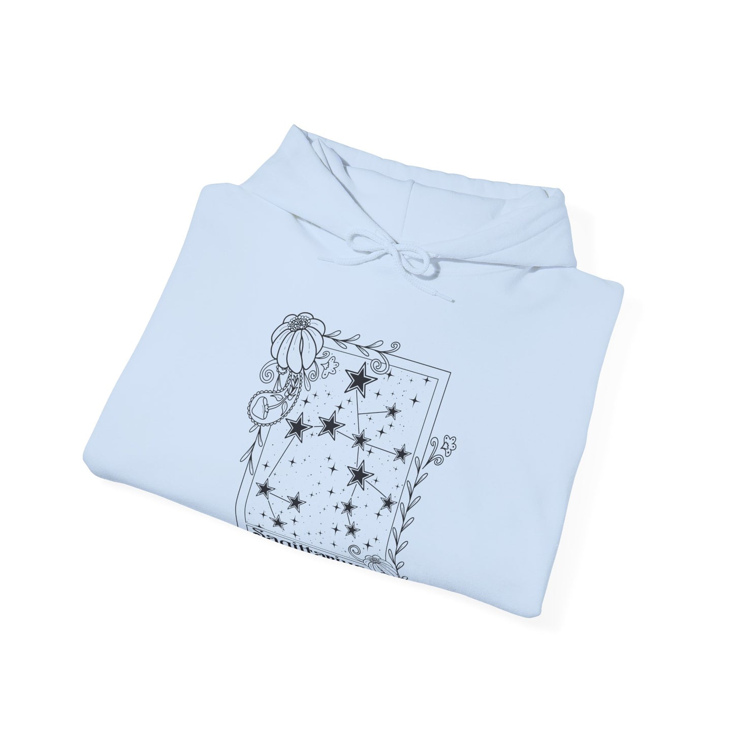 Sagittarius Constellation Hoodie, Zodiac astrology Jumper, Horoscope birthday gift sweatshirt, Star sign tarot card Design top