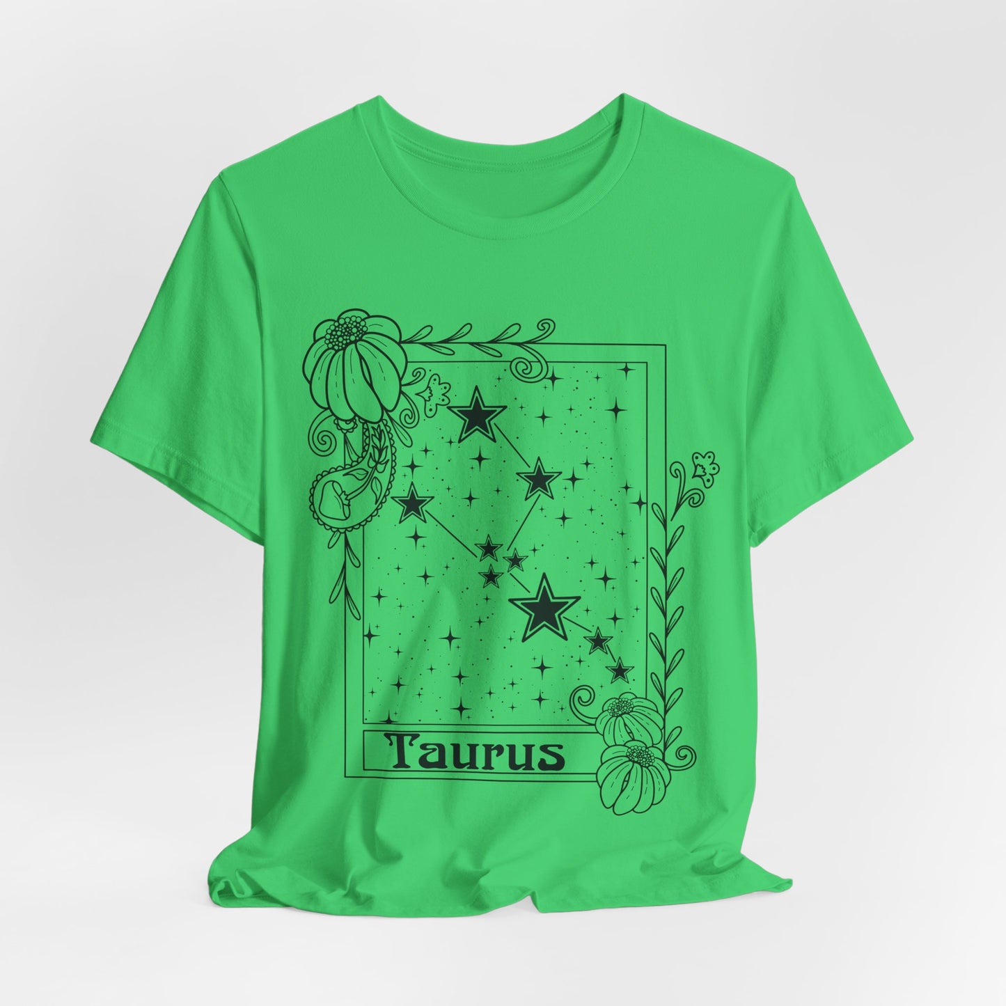 Taurus Constellation T-Shirt, Zodiac astrology top, Horoscope birthday gift Tee, Star sign tarot card design tshirt