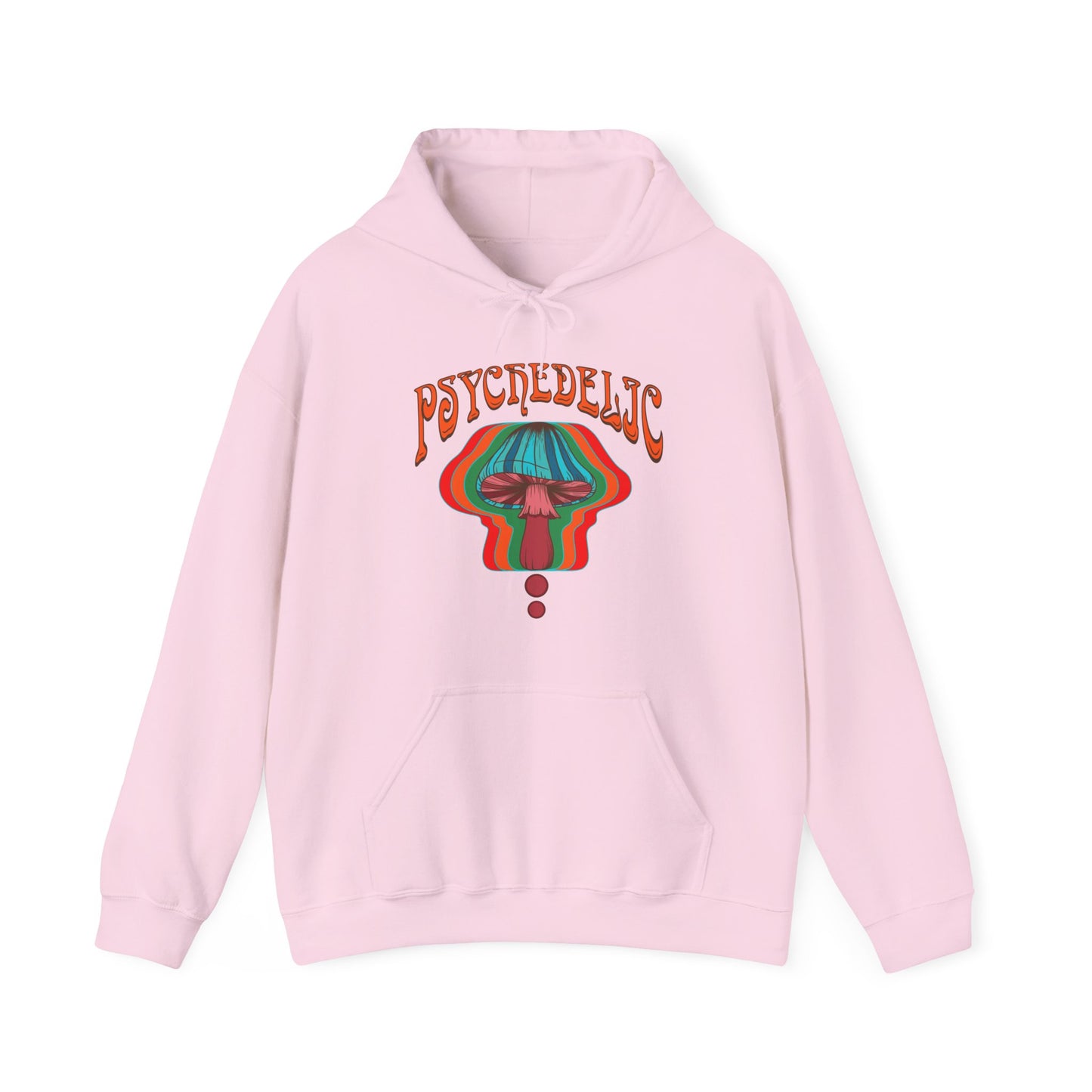 Hippie psychedelic Mushroom hoodie jumper, Trippy 60s 70s Style sweatshirt top, Groovy retro Festival sweater