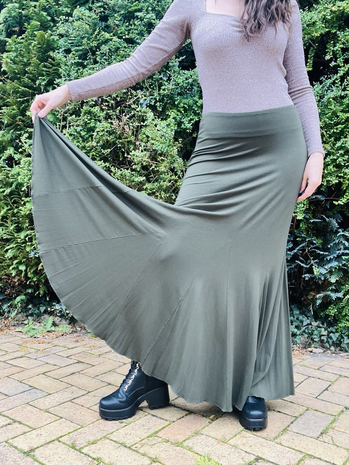 Vintage Y2K Maxi Skirt By Per Una Long Floaty Whimsigoth Low Rise Skirt 10-12