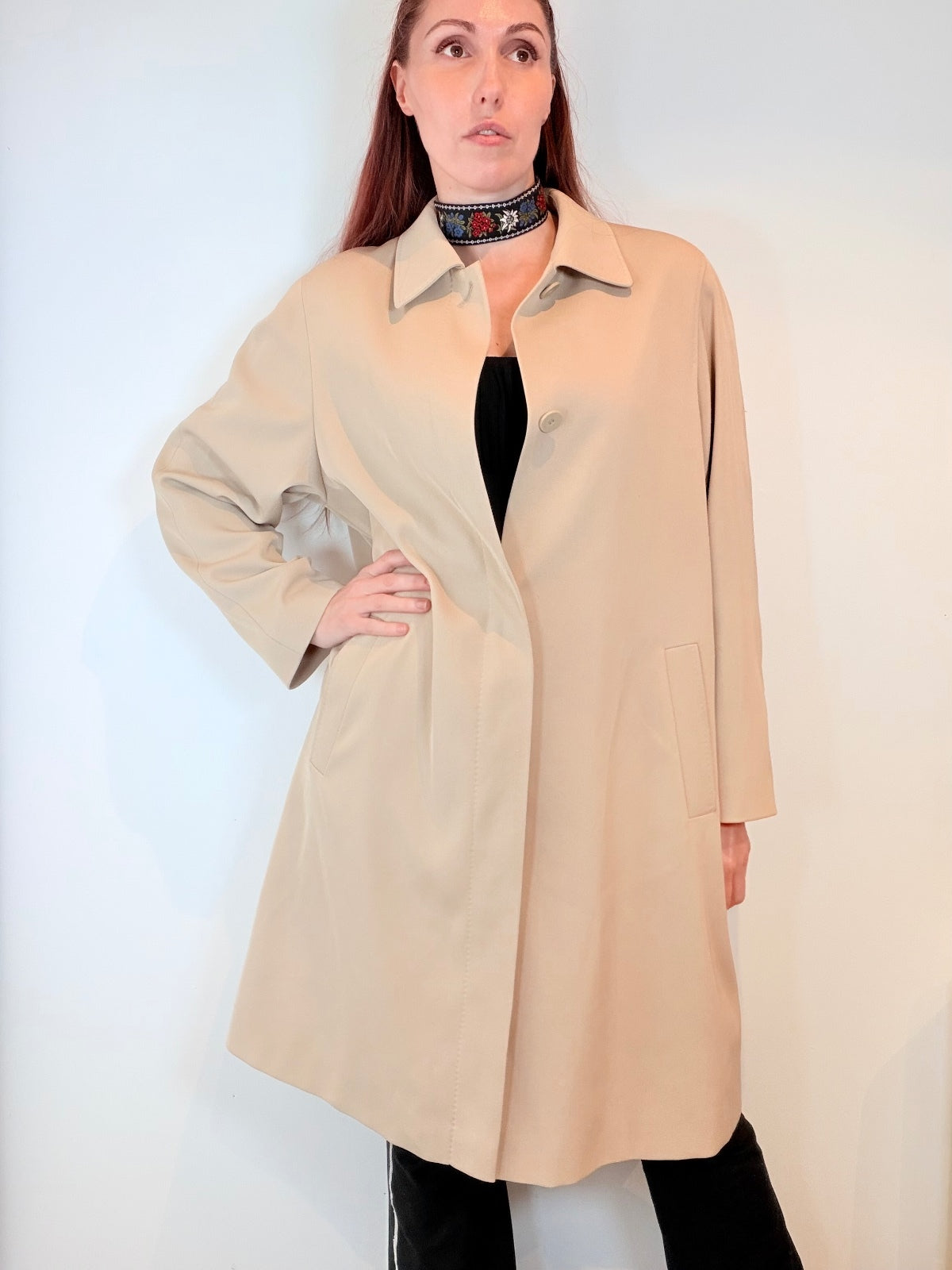 Beige Trench Coat Petite Size 18 My M&S Warm Winter Long Jacket