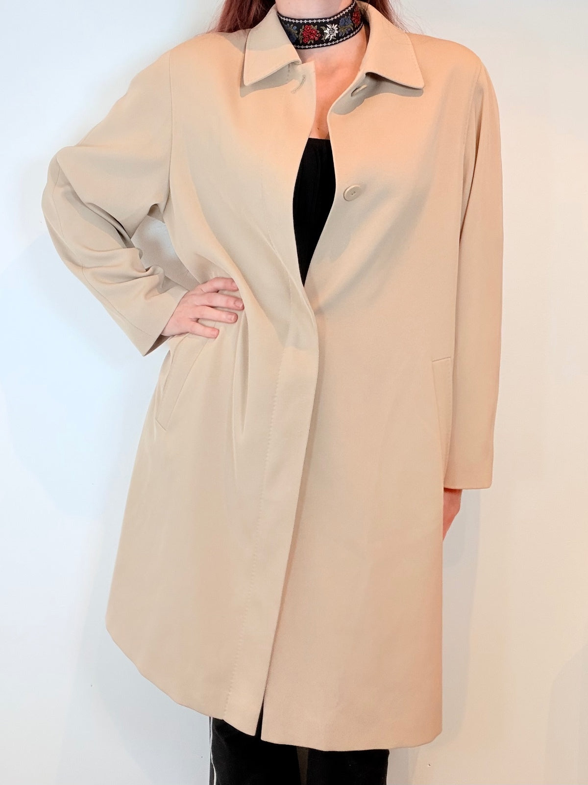 Beige Trench Coat Petite Size 18 My M&S Warm Winter Long Jacket