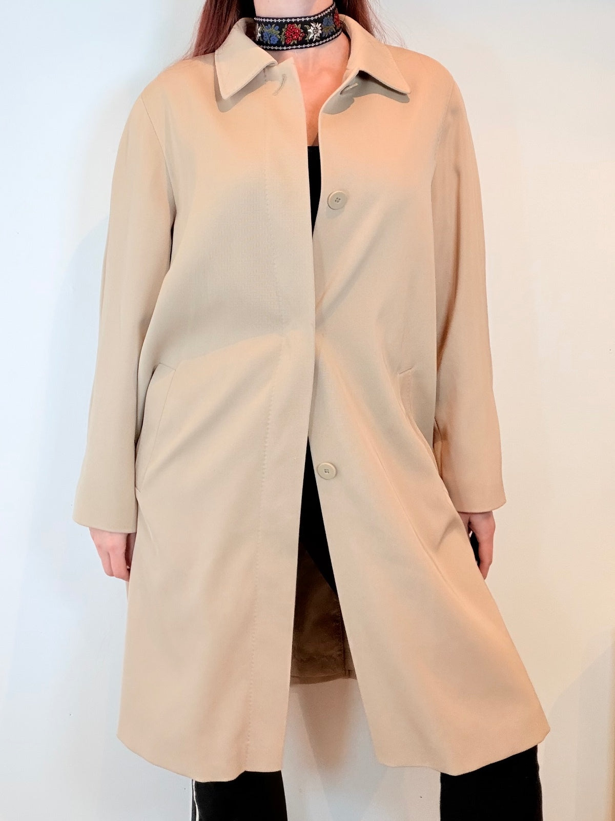 Beige Trench Coat Petite Size 18 My M&S Warm Winter Long Jacket