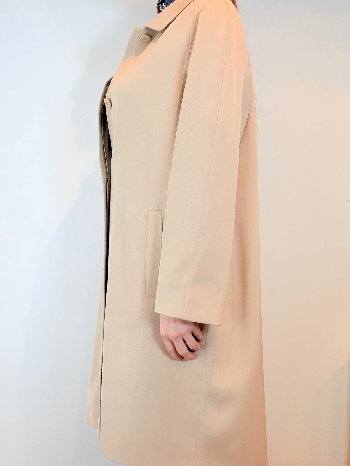 Beige Trench Coat Petite Size 18 My M&S Warm Winter Long Jacket