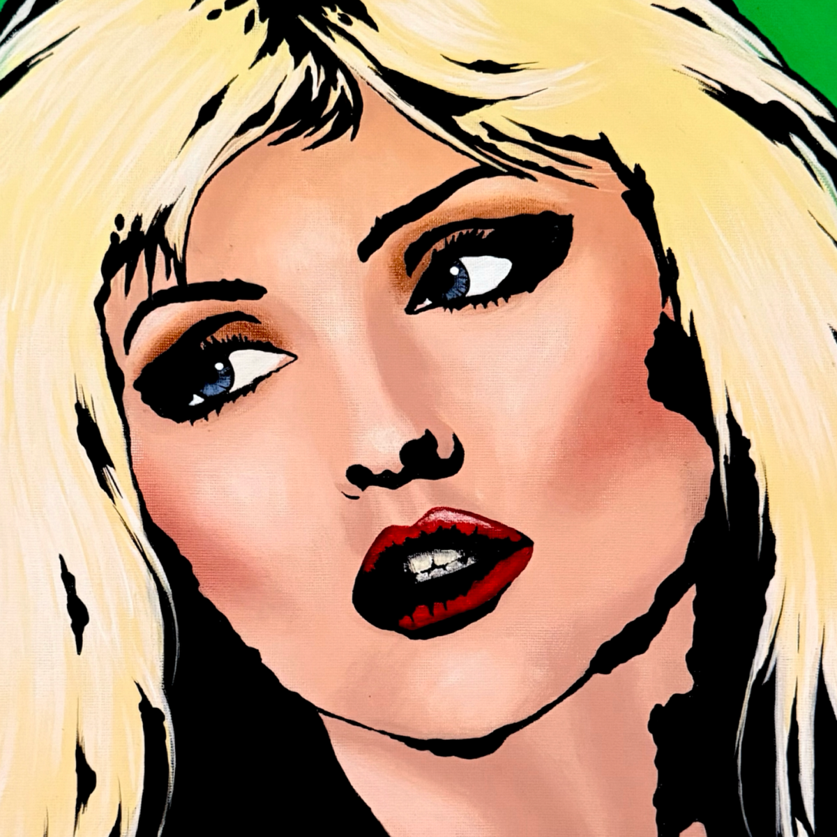 Debbie Harry - Retro 80s Graphic Pop Art Portrait Print