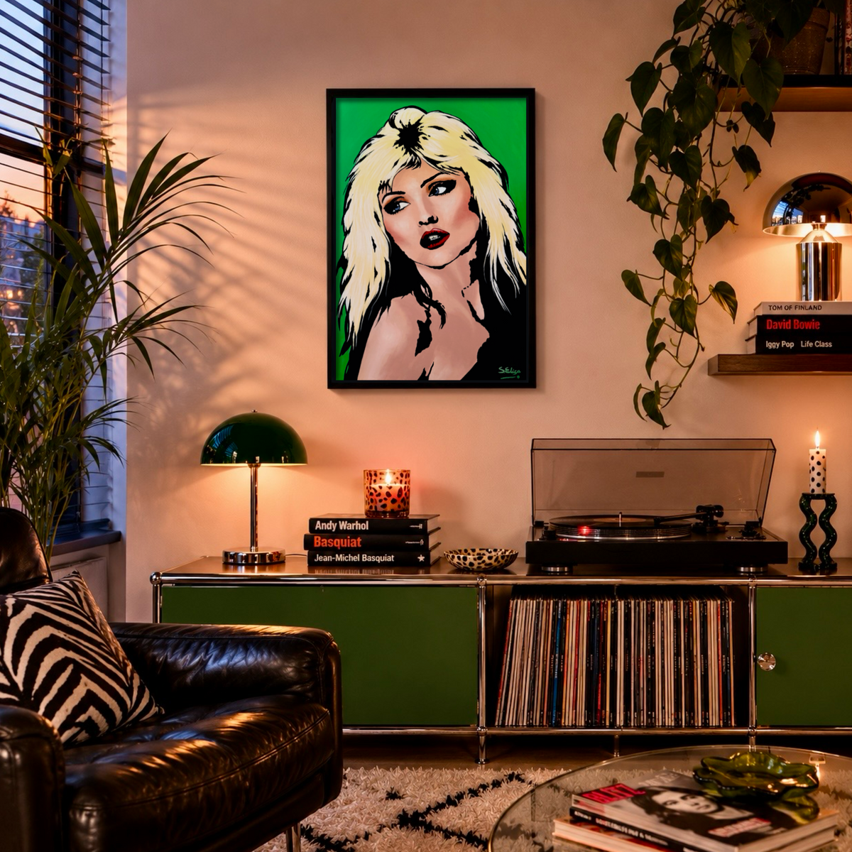 Debbie Harry - Retro 80s Graphic Pop Art Portrait Print