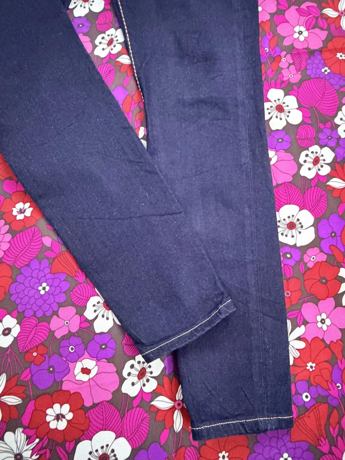 True Religion Halle jeans high rise super skinny dark blue Y2K size 10 W28 L 29