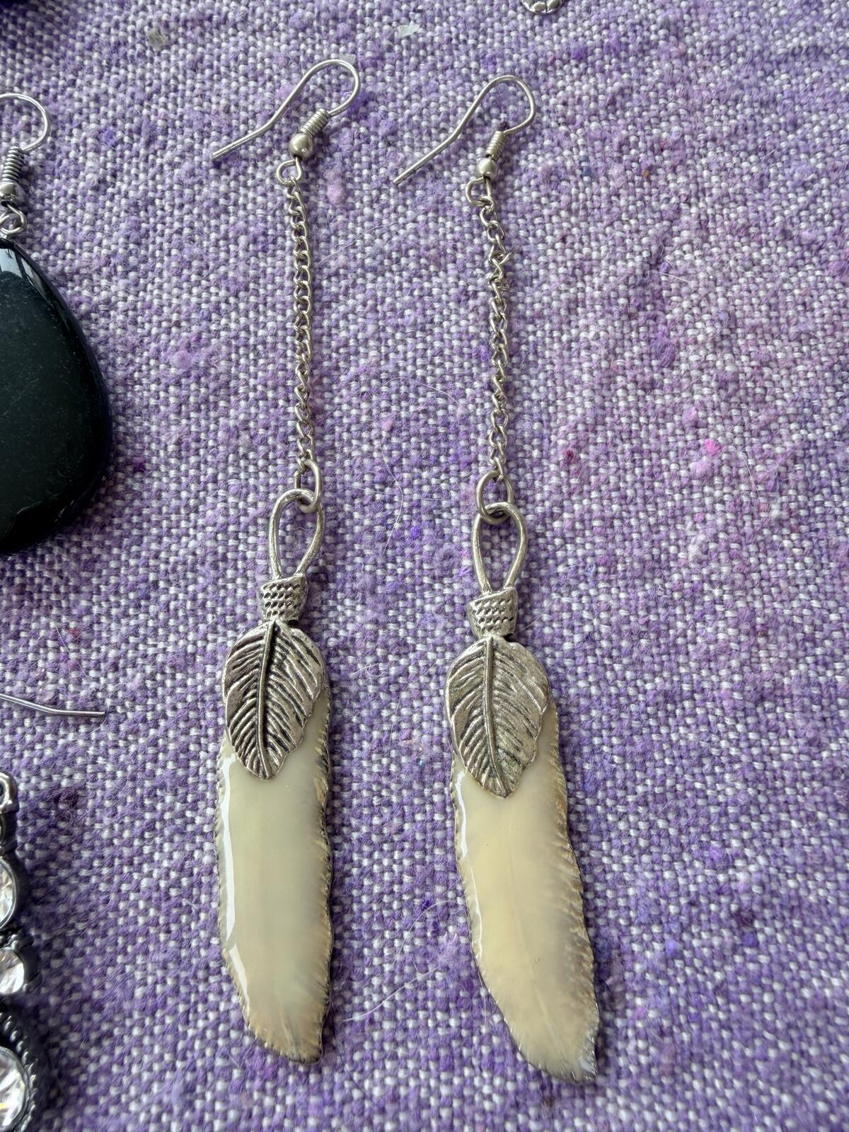 Set of 5 Pairs of Mixed Style Earrings Hippie Boho Festival Bundle