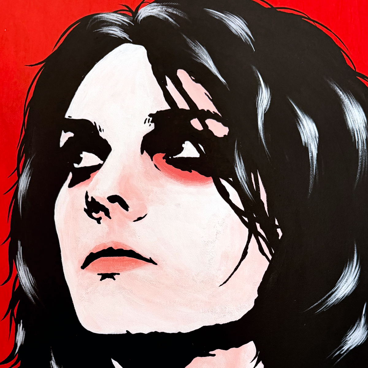 Gerard Way - Retro 00s Graphic Pop Art Portrait Print