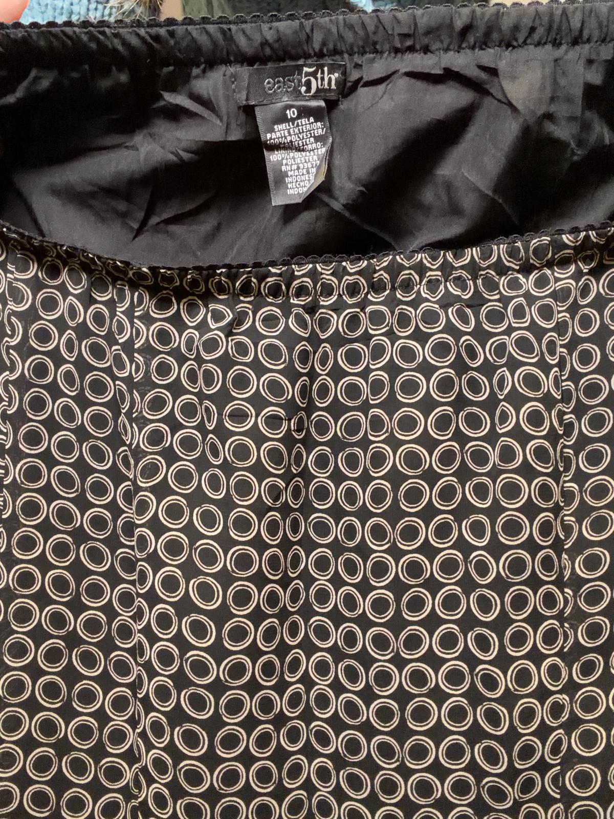 Vintage Y2K Midi Skirt Brown size 12 to 14 By East 5th A line floaty skirt