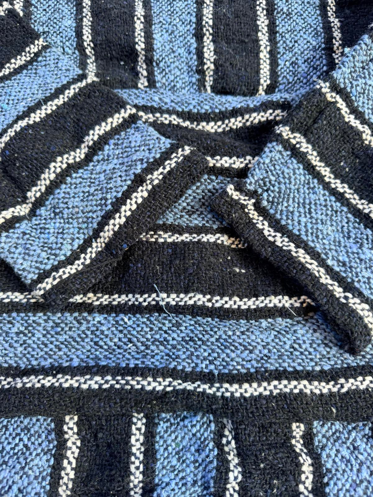 Mexican Baja Hoodie Pullover Hippie Boho Festival Jumper Size XXL
