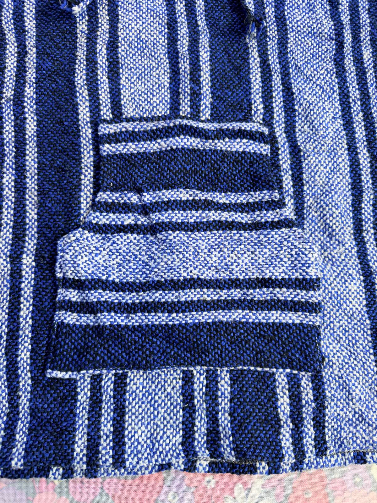 Mexican Baja Hoodie Pullover Hippie Boho Festival Jumper Size M